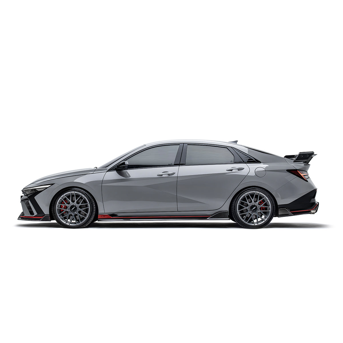 Adro Hyundai Elantra N Facelift Side Skirts Carbon Fiber