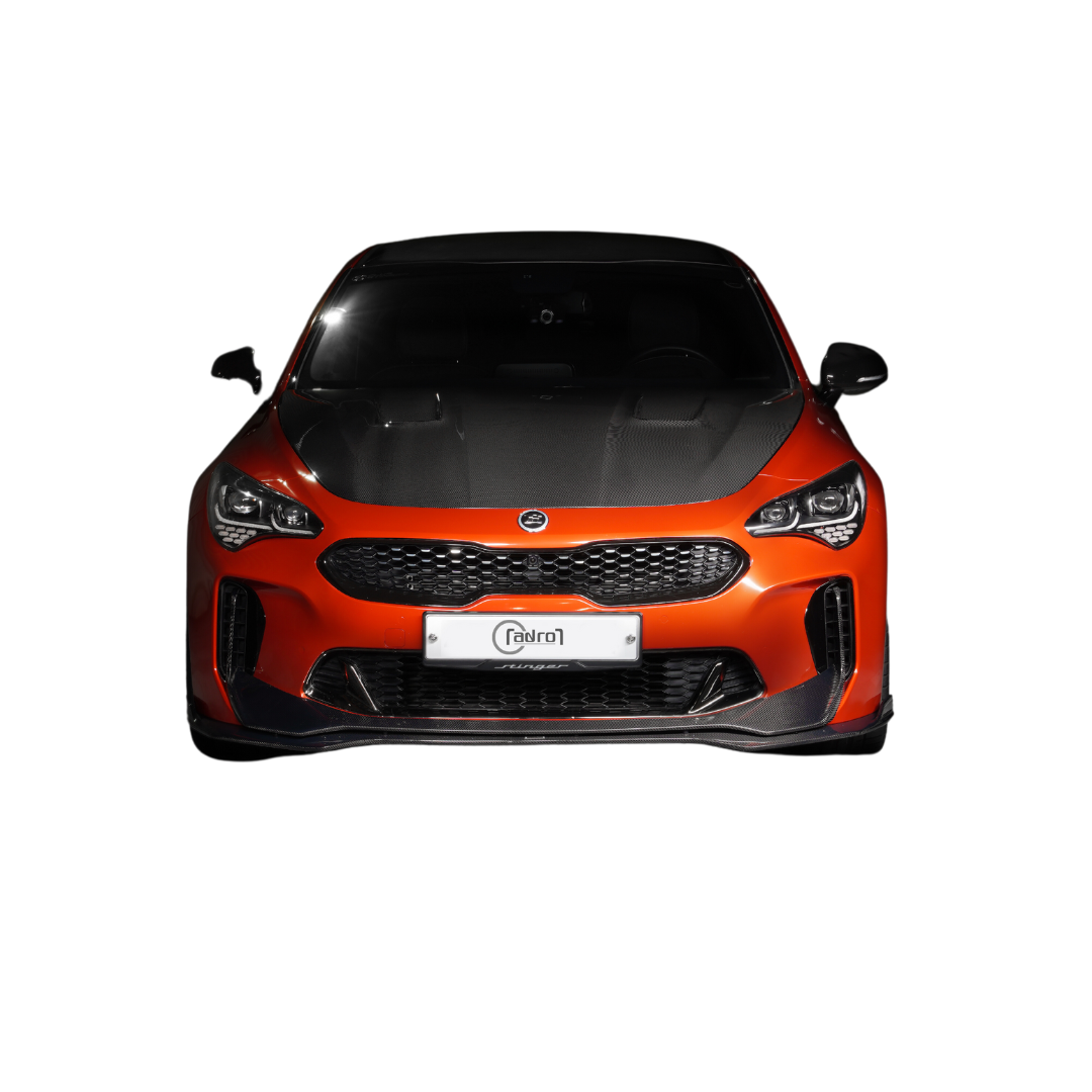 Adro Kia Stinger Carbon Fiber Front Lip V2