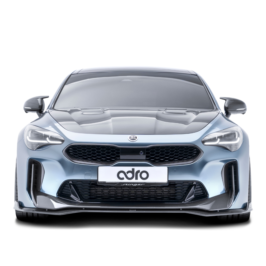 Adro Kia Stinger Carbon Fiber Front Lip V2