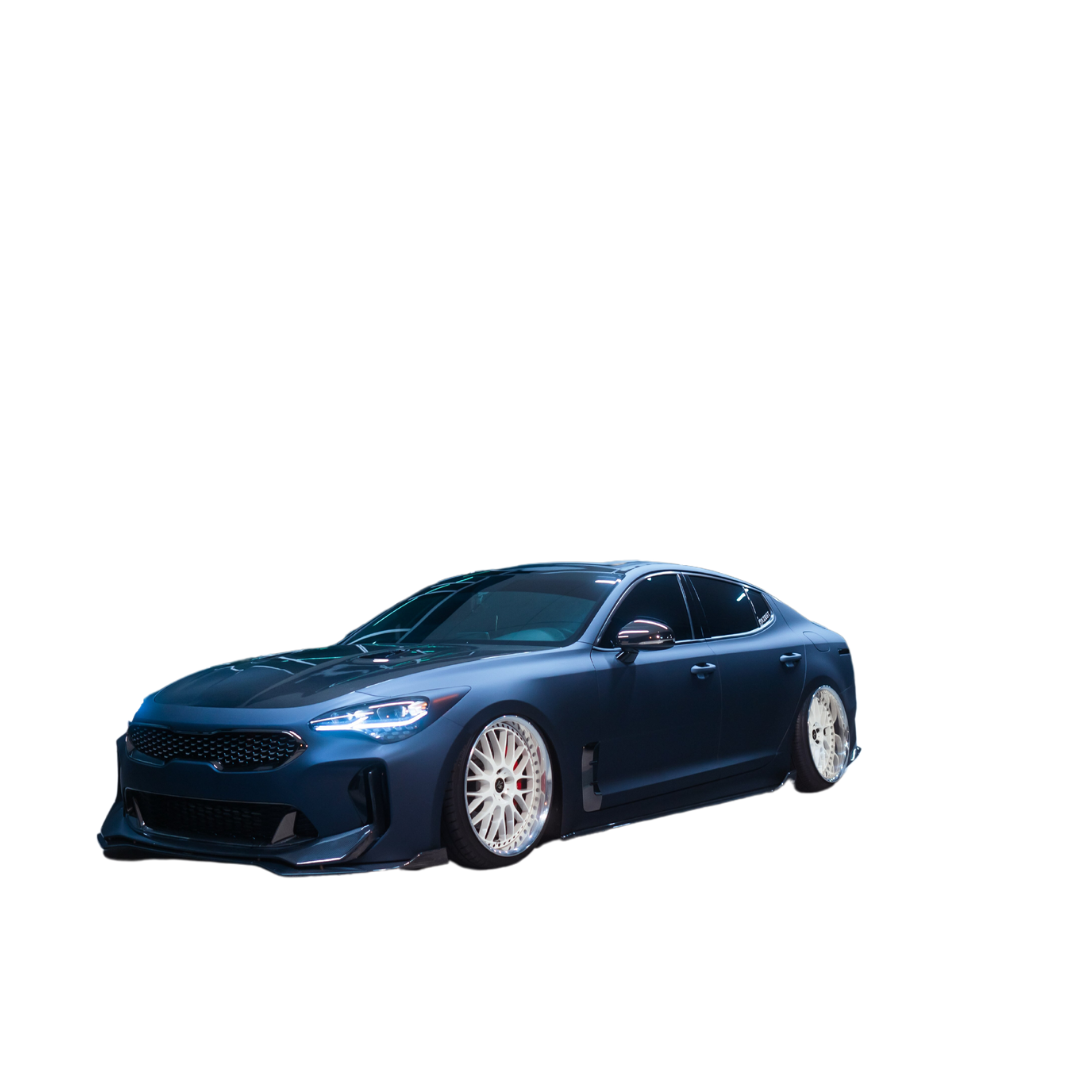 Adro Kia Stinger Carbon Fiber Front Lip V2