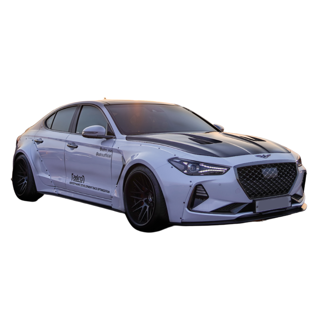 Adro Genesis G70 Carbon Fiber Side Skirts V2