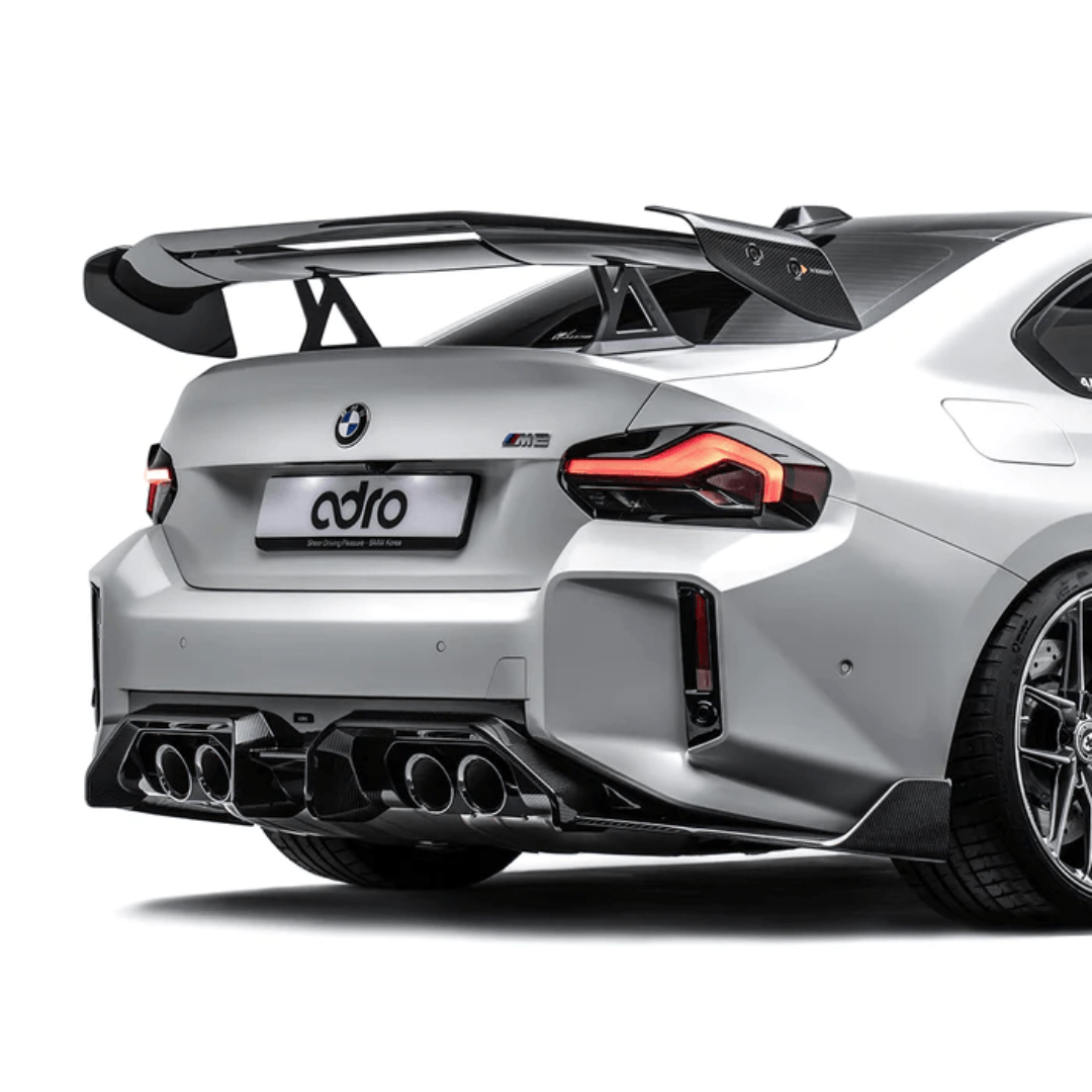 Adro BMW G87 M2 at-R3 Carbon Fiber Swan Neck Wing