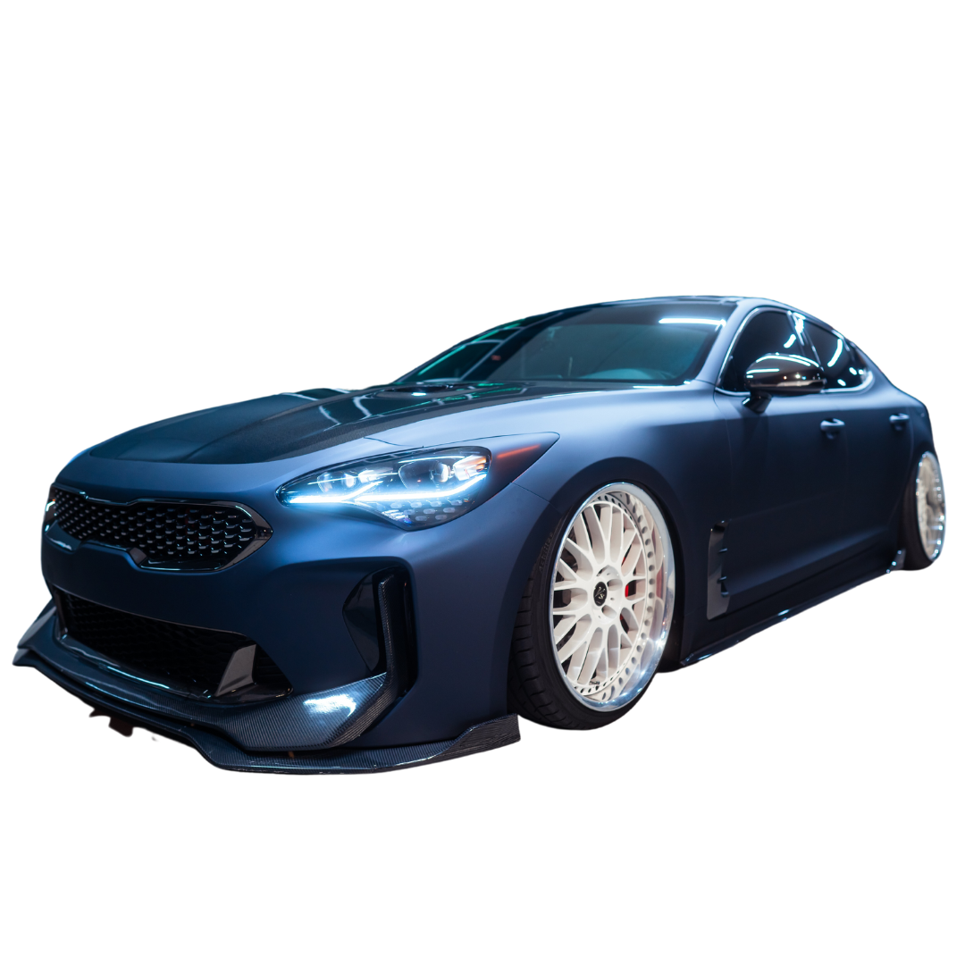 Adro Kia Stinger Carbon Fiber Front Lip V2