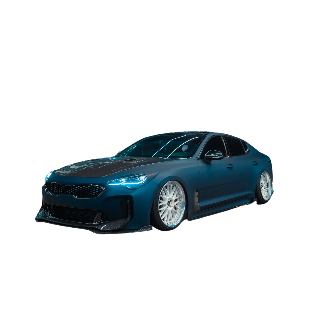 Adro Kia Stinger Carbon Fiber Front Lip V2