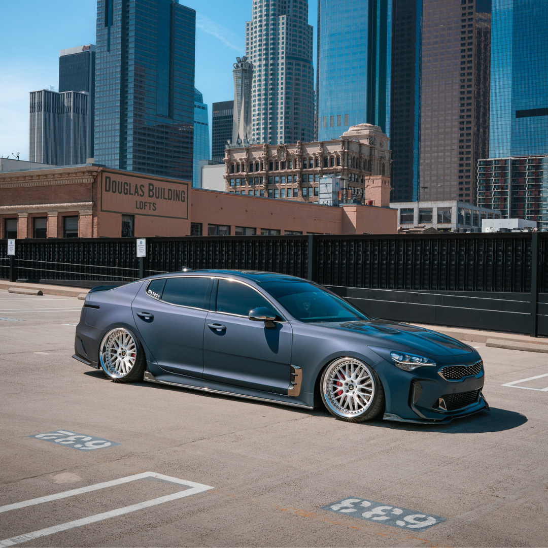 Adro Kia Stinger Carbon Fiber Front Lip V2