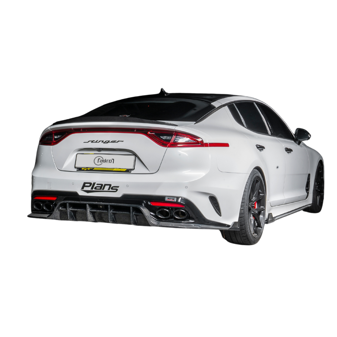 Adro Kia Stinger Carbon Fiber Trunk Spoiler V2