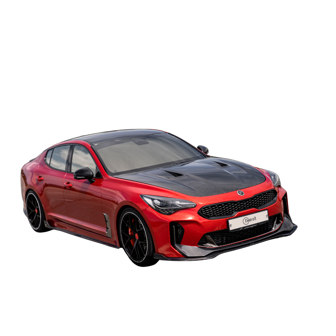 Adro Kia Stinger Carbon Fiber Front Lip V2