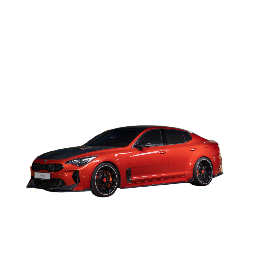 Adro Kia Stinger Carbon Fiber Front Lip V2