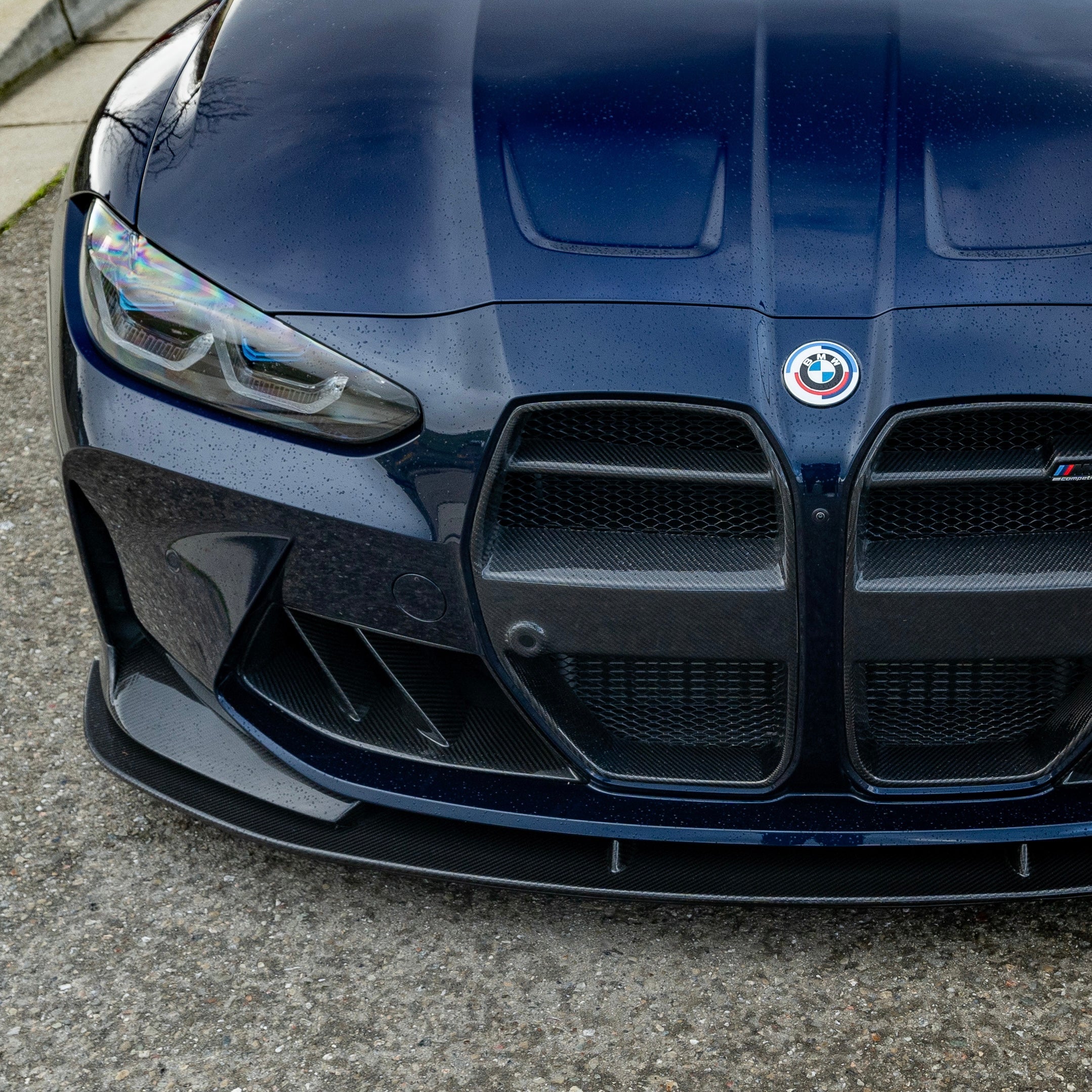 BMW M4 3 Piece Carbon Fiber Race Lip Splitter