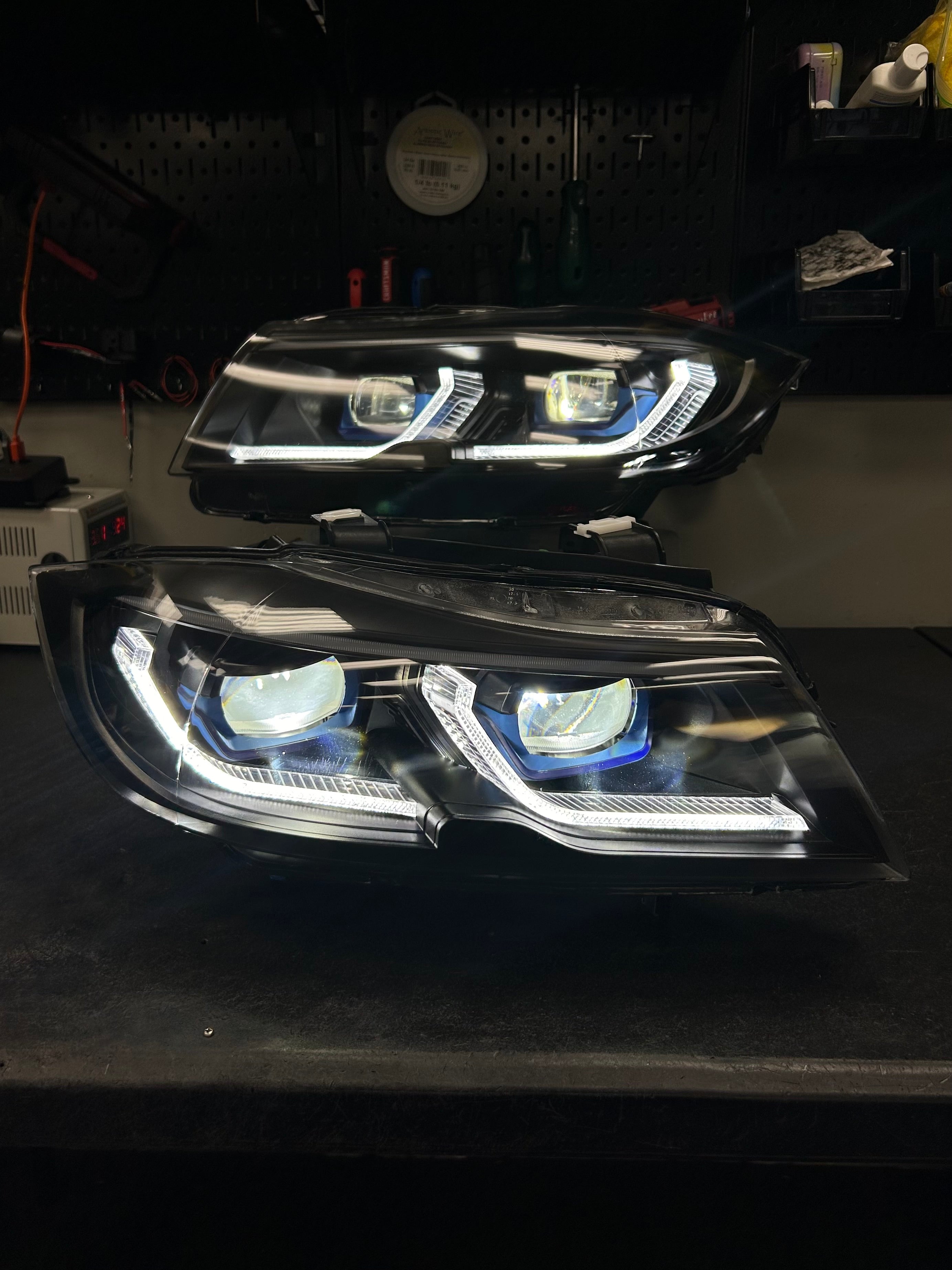 E90 3 Series Sedan Laser Style LED Headlights (2005 - 2012 Halogen & Xenon)