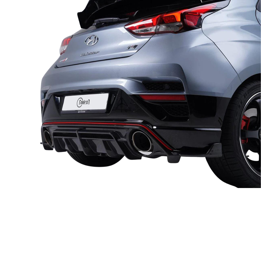 Adro Hyundai Veloster N Carbon Fiber Rear Diffuser