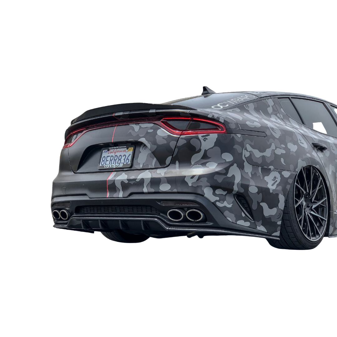 Adro Kia Stinger Carbon Fiber Trunk Spoiler V2