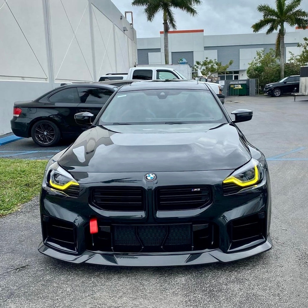 G87 M2 MHC style carbon fiber front lip 