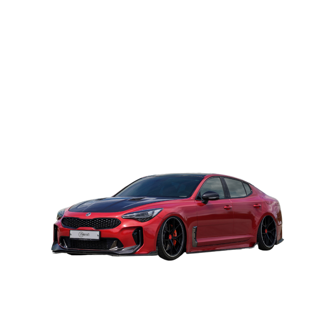 Adro Kia Stinger Carbon Fiber Front Lip V2