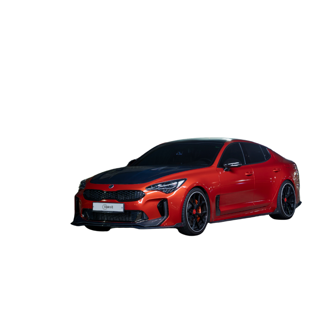 Adro Kia Stinger Carbon Fiber Side Skirts V2