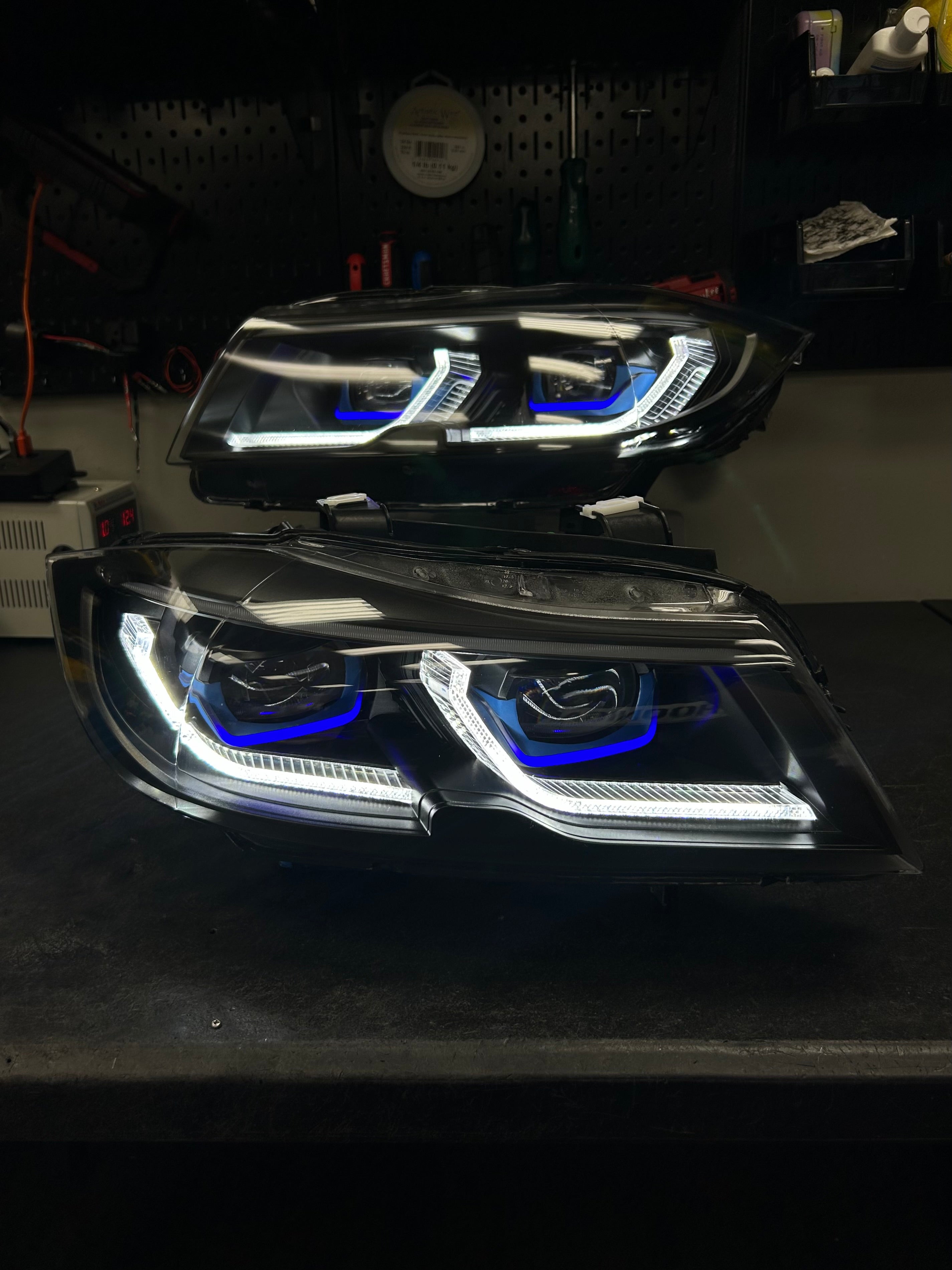 E90 3 Series Sedan Laser Style LED Headlights (2005 - 2012 Halogen & Xenon)