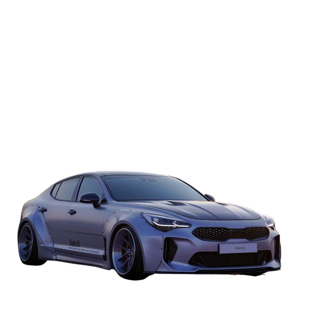 Adro Kia Stinger Carbon Fiber Wide Full Body Kit