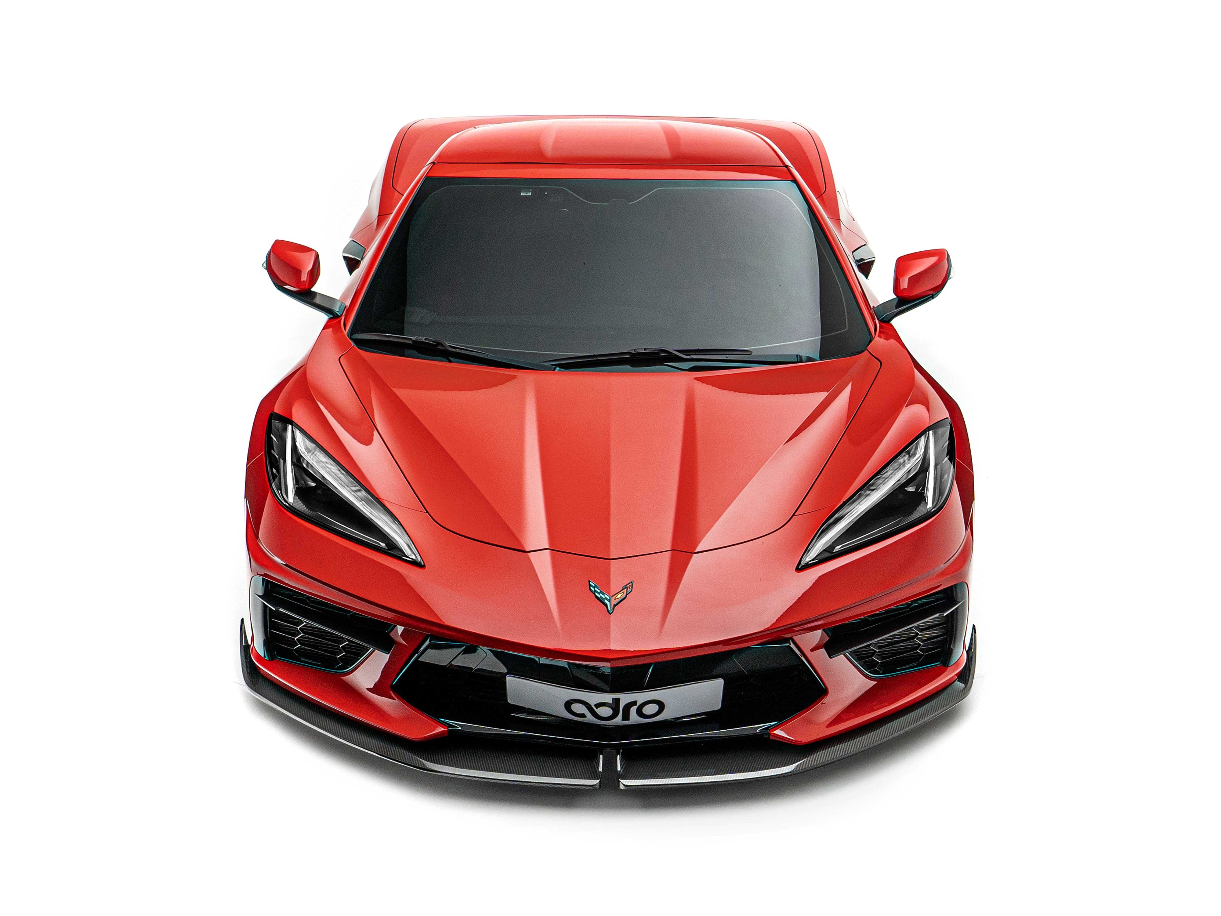 Adro Corvette C8 PrePreg Carbon Fiber Front Lip