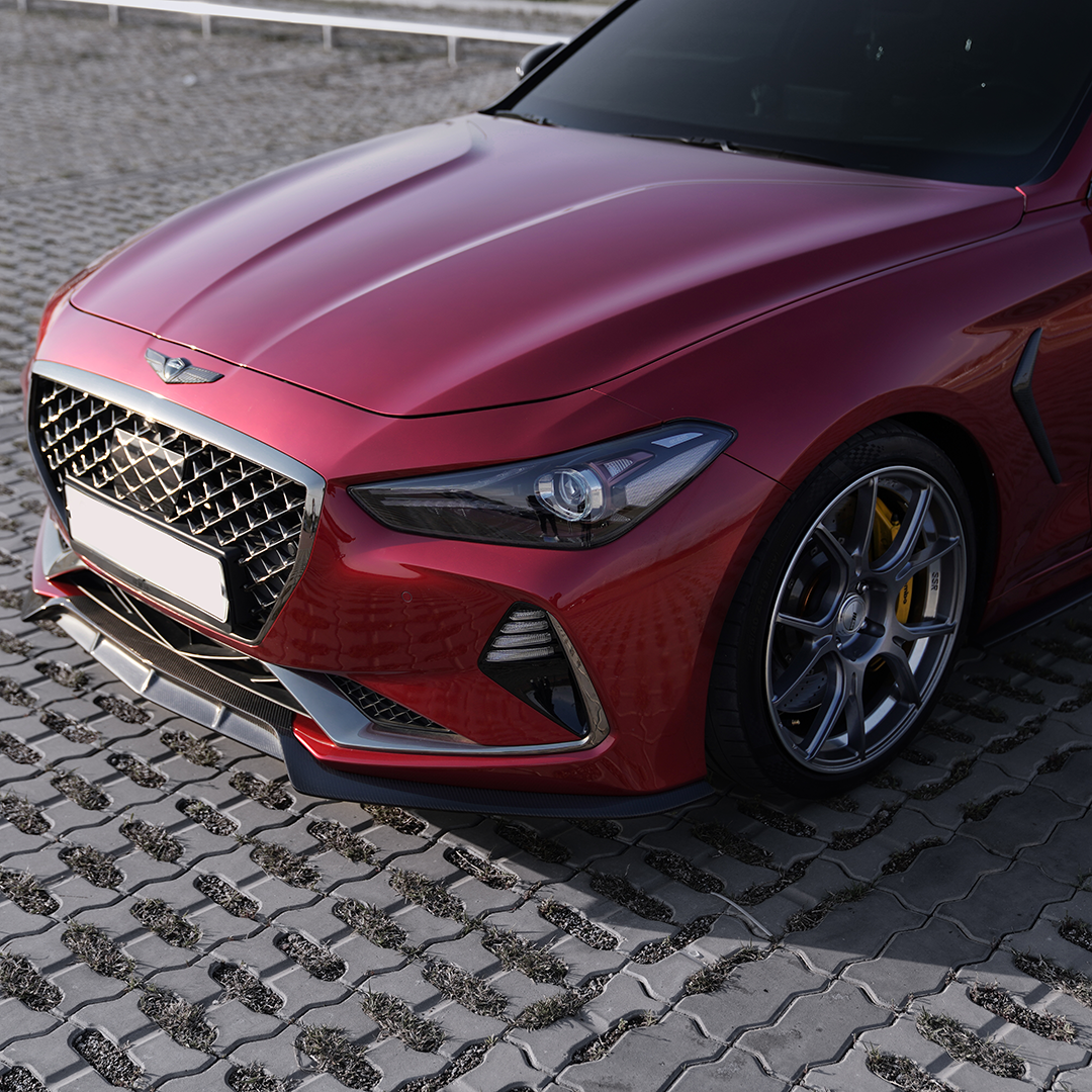 Adro Genesis G70 Carbon Fiber Front Lip V2