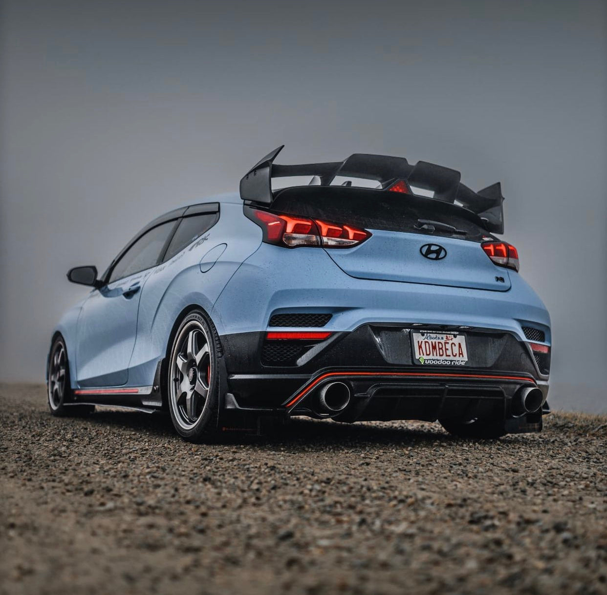 Adro Hyundai Veloster N Carbon Fiber Trunk Spoiler V2