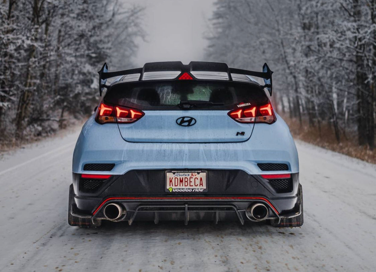 Adro Hyundai Veloster N Carbon Fiber Trunk Spoiler V2