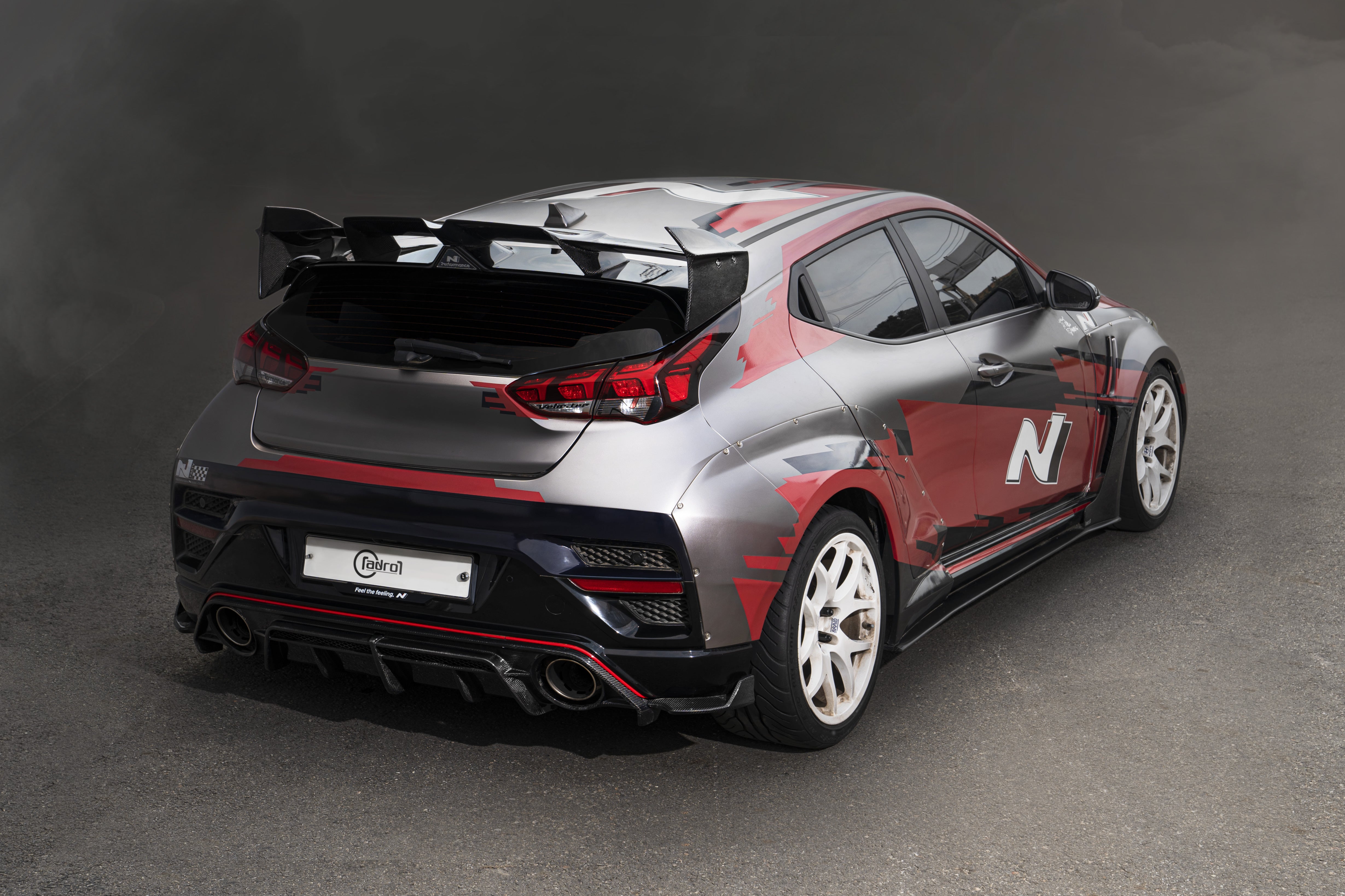 Adro Hyundai Veloster N Carbon Fiber Trunk Spoiler V2