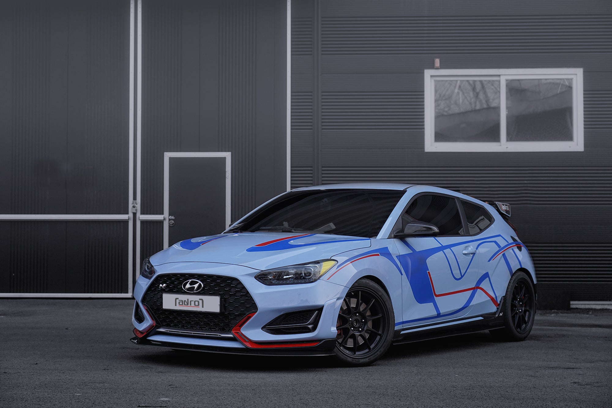 Adro Hyundai Veloster N Carbon Fiber Front Lip VI