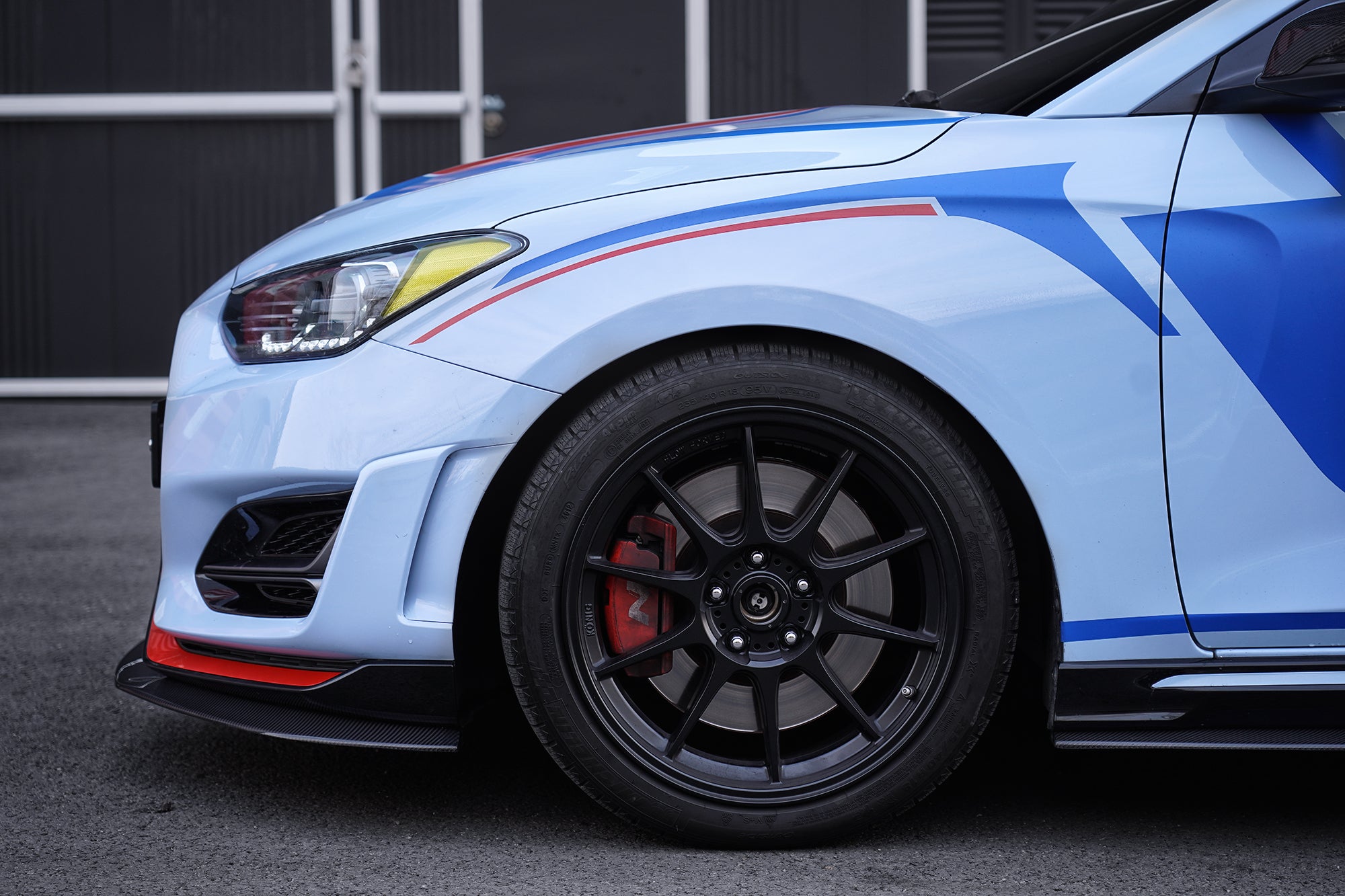 Adro Hyundai Veloster N Carbon Fiber Side Skirts V1