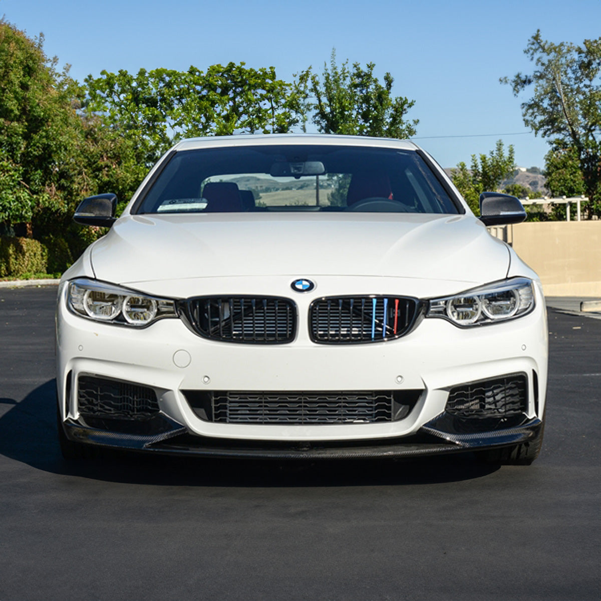 4 Series BMW Front Lip Carbon Fiber 2014-20