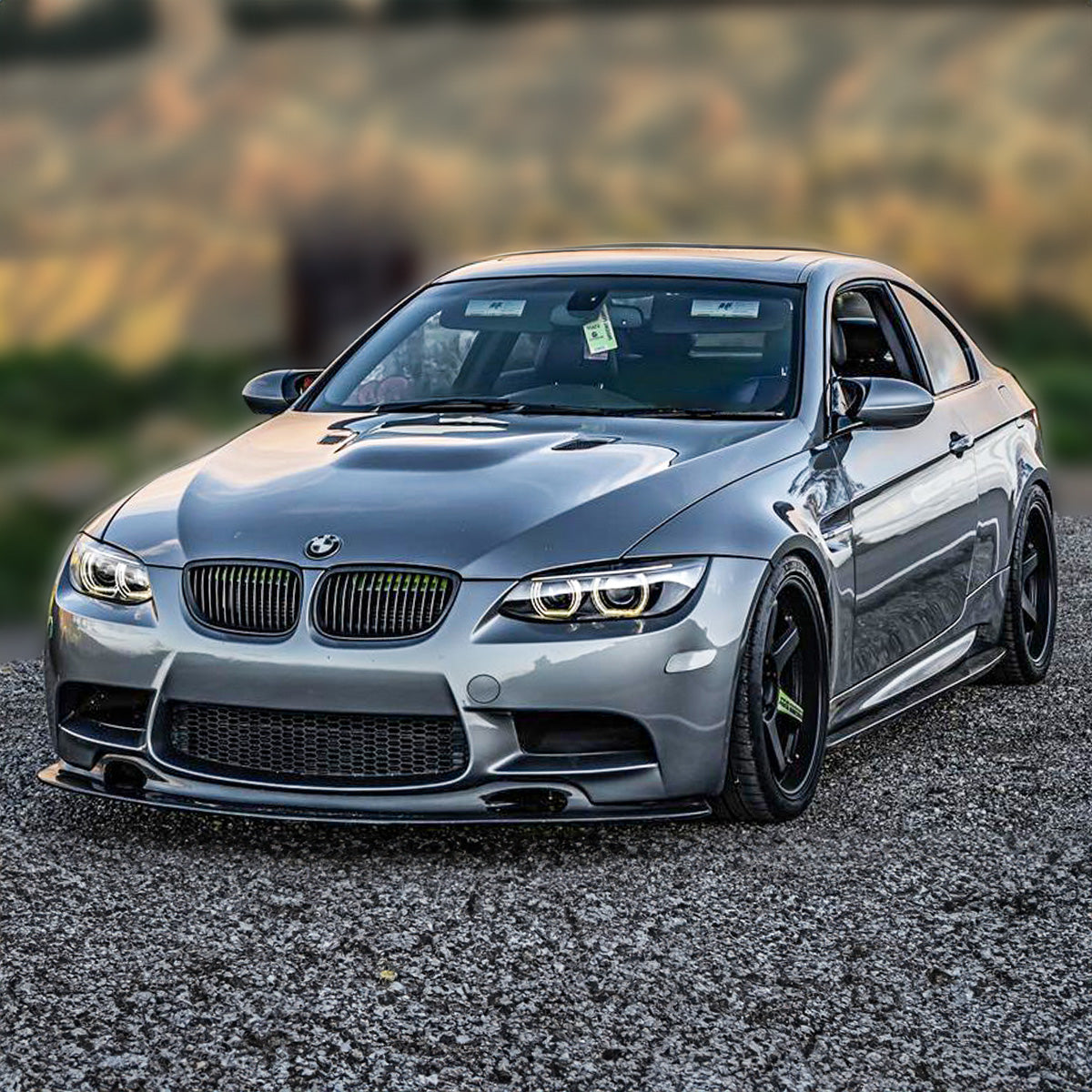 E9X E90 E92 M3 BMW Carbon Fiber Front GT4 Lip Splitter (2008-2013)