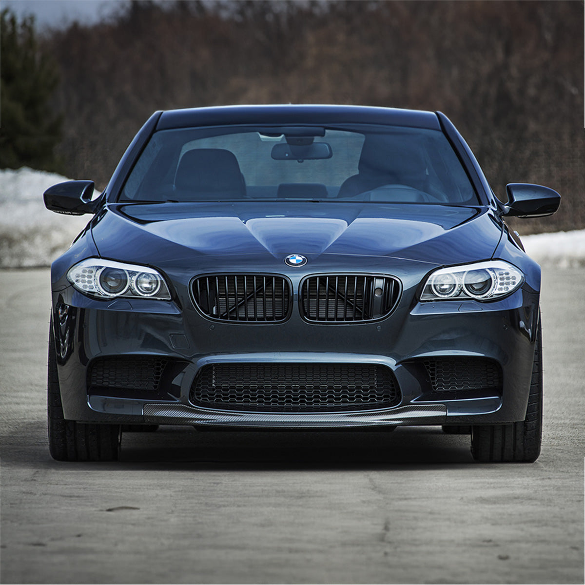 F10 M5 BMW FRONT LIP CARBON FIBER 2012-2017