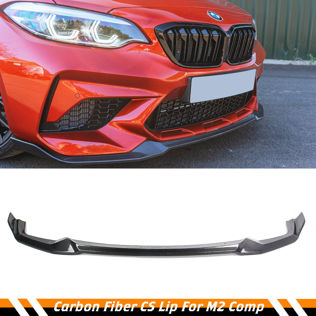 F87 M2 BMW Competition CS Lip Carbon Fiber 2019-2021