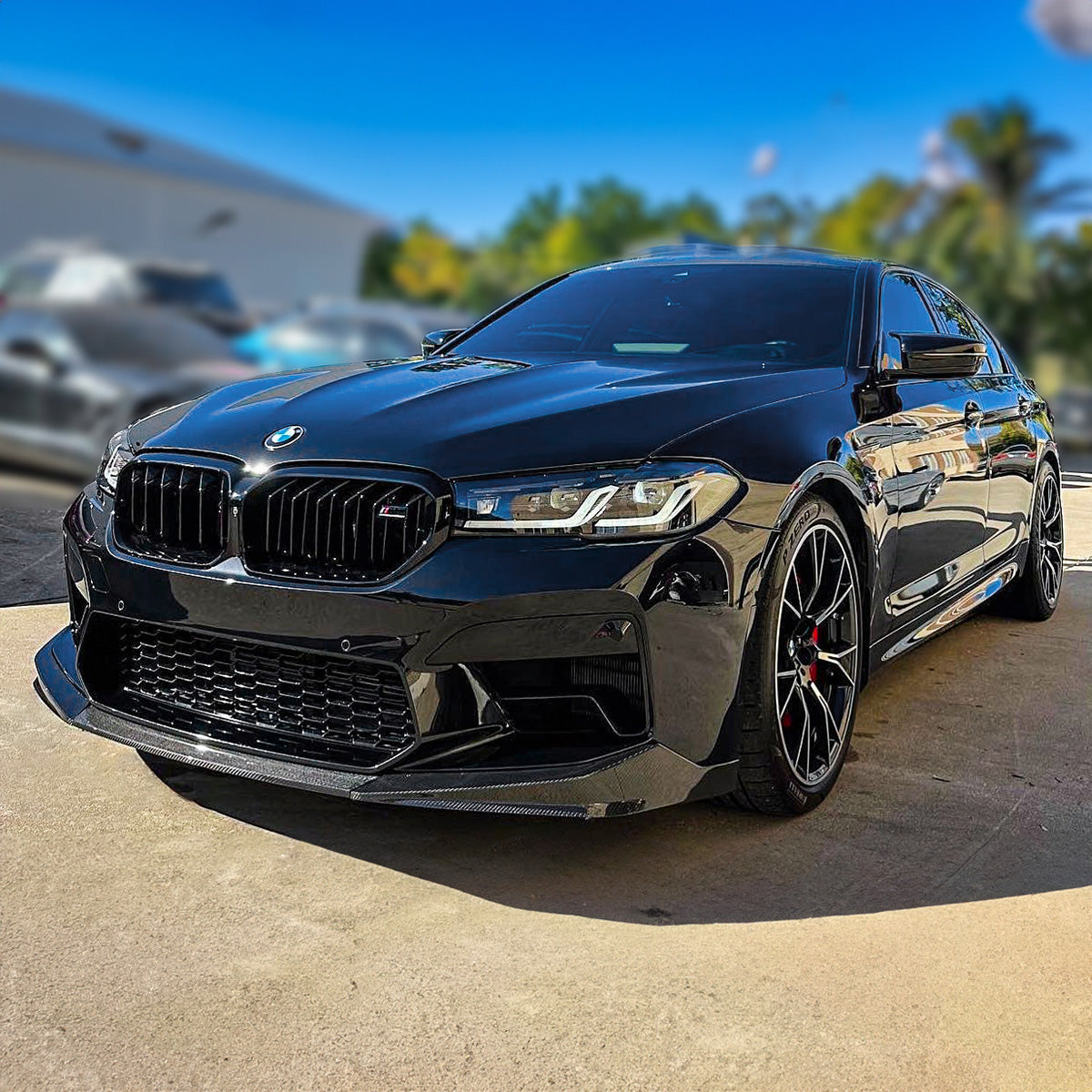 M5 BMW All Models Front Lip Carbon Fiber