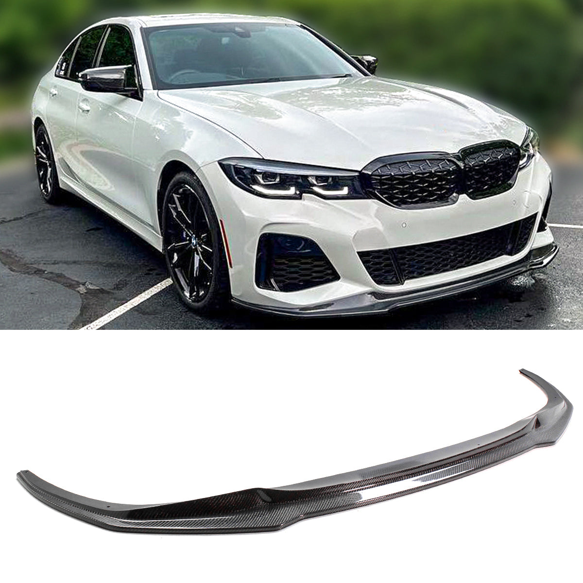 BMW G20 3 Series Front Lip Carbon Fiber 2019-2022