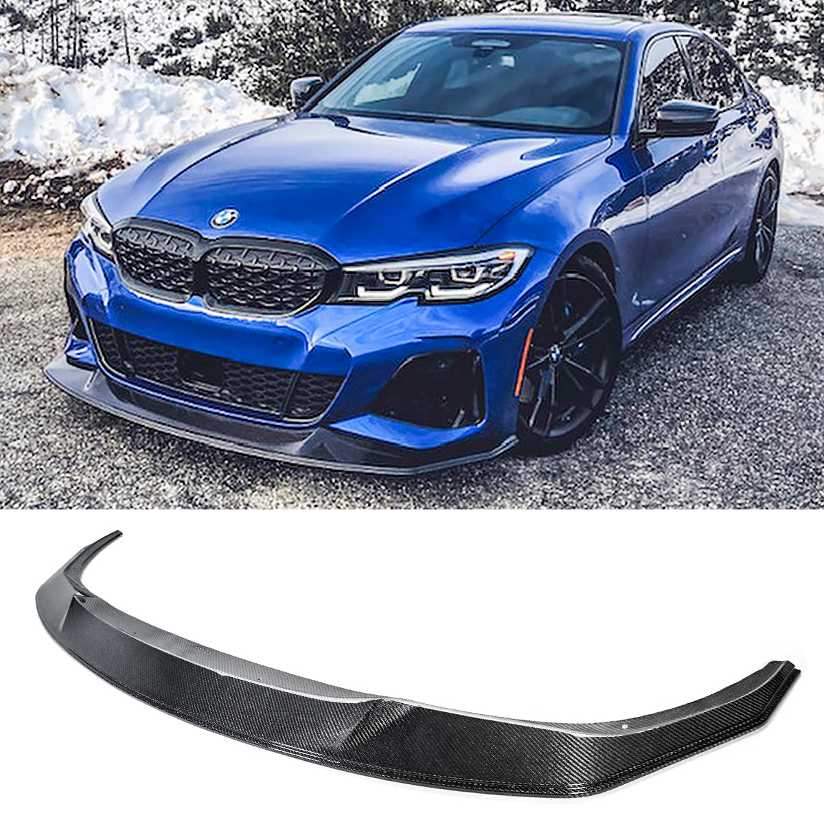 BMW G20 3 Series Front Lip Carbon Fiber 2019-2022