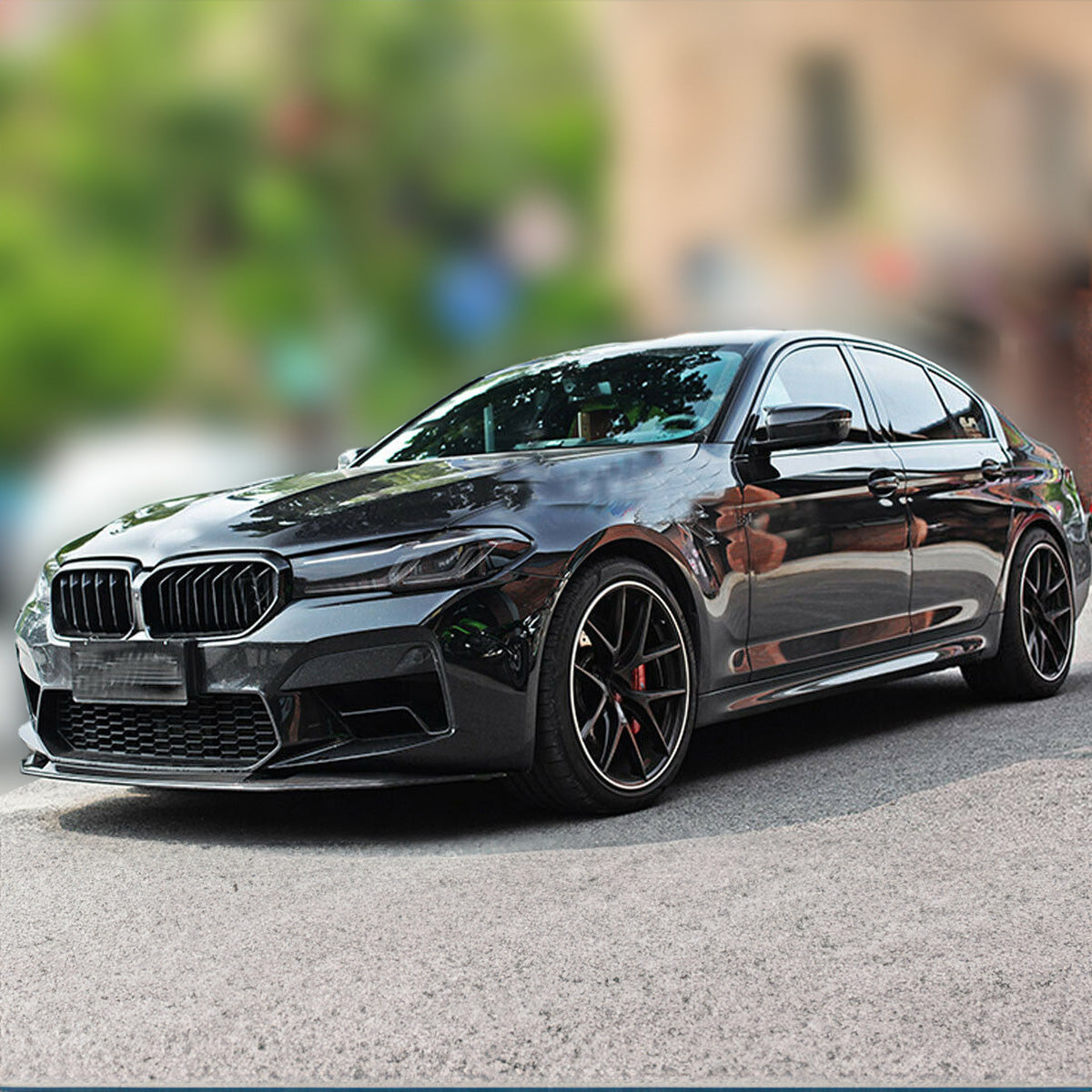 F90 M5 BMW LCI FRONT LIP CARBON FIBER 2021+