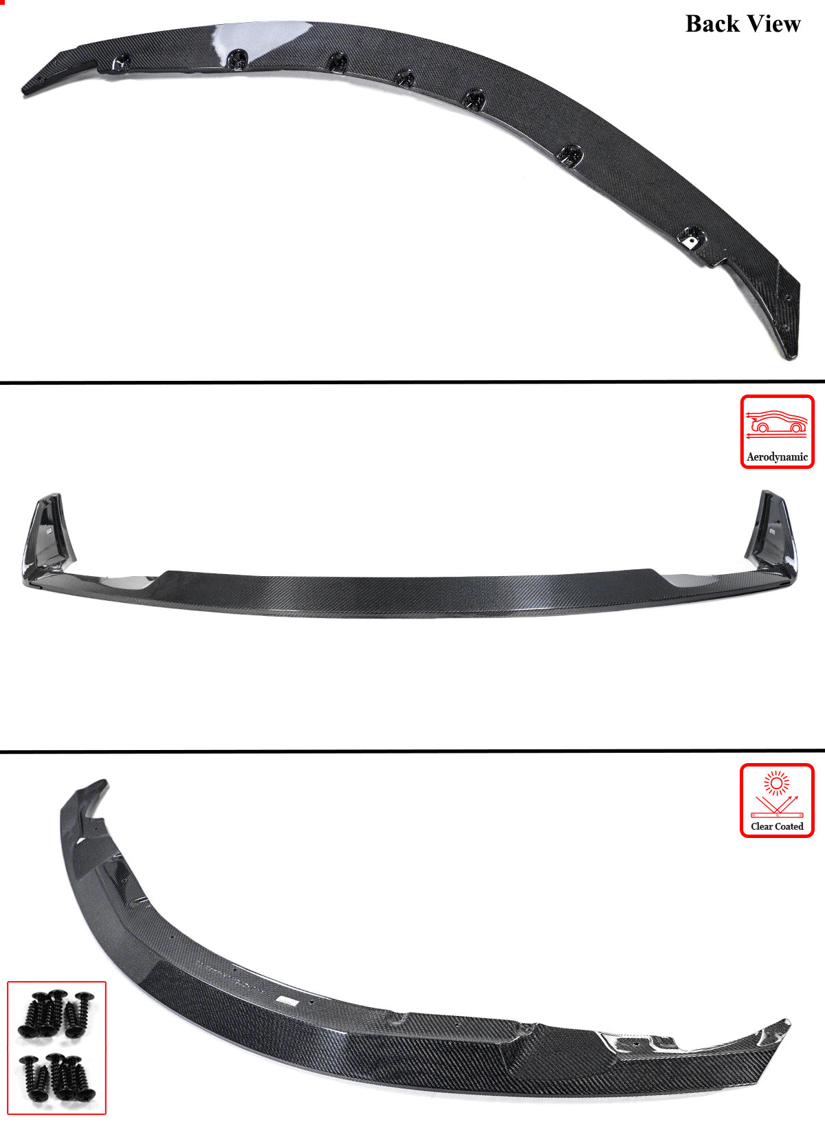 Toyota Supra A90 2020-2024 AC Style Carbon Fiber Front Lip