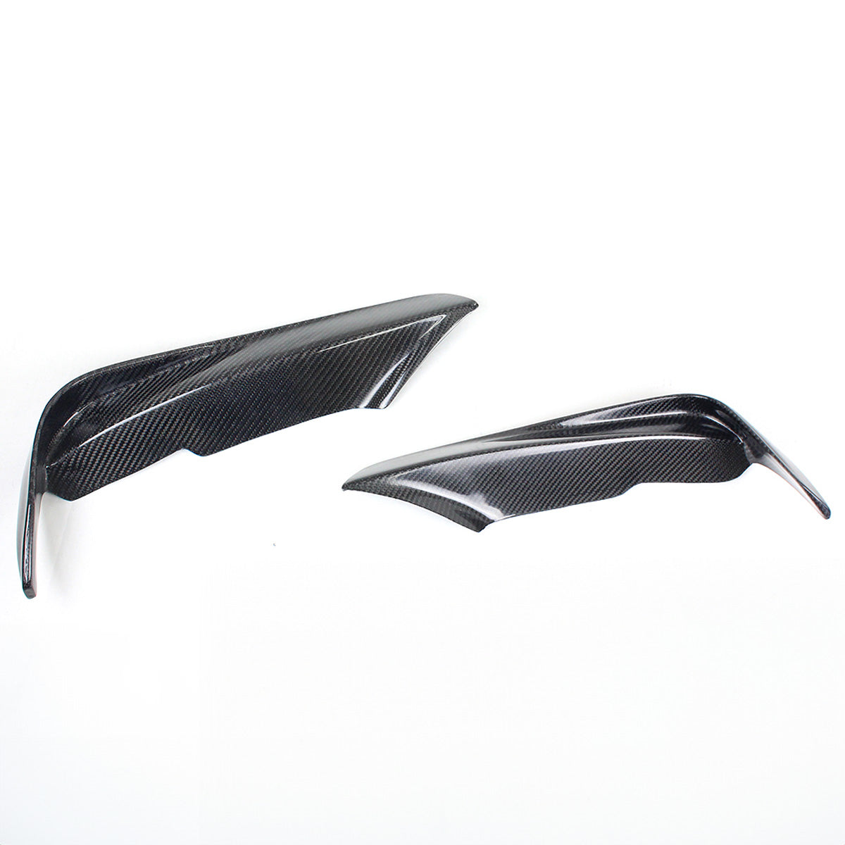 BMW F30 3 Series M Sport Carbon Fiber Front Bumper Canards (2012-2018)