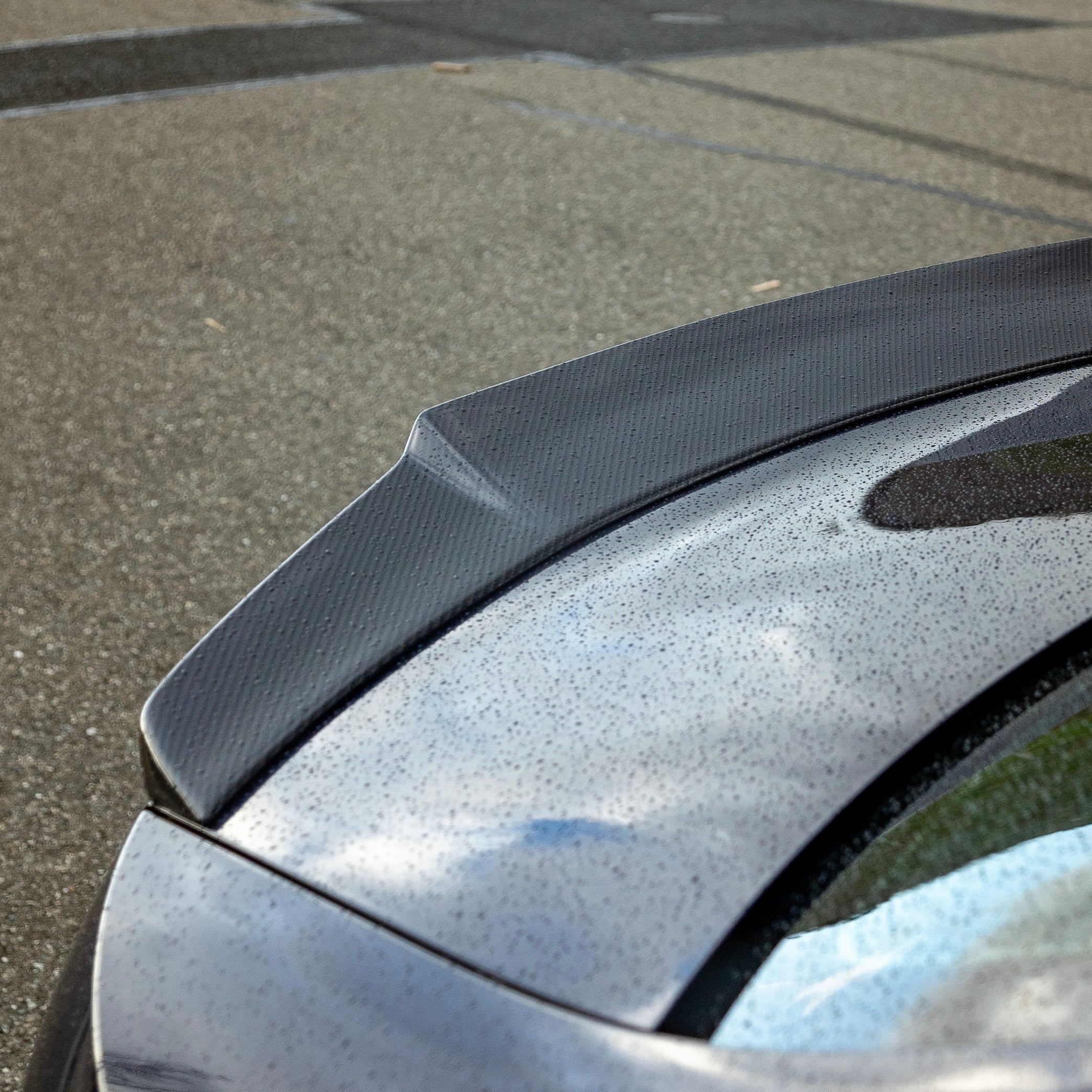 BMW G80 M3 & G20 3 Series Carbon Fiber Mid Kick Center Flow Spoiler