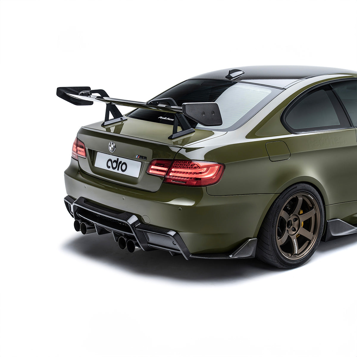 Adro BMW E92 M3 AT-R1 Swan Neck Wing