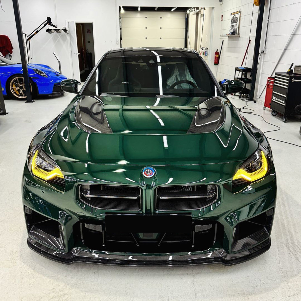 BMW G87 M2 Alpha-N Style Dry Carbon Fiber Grill