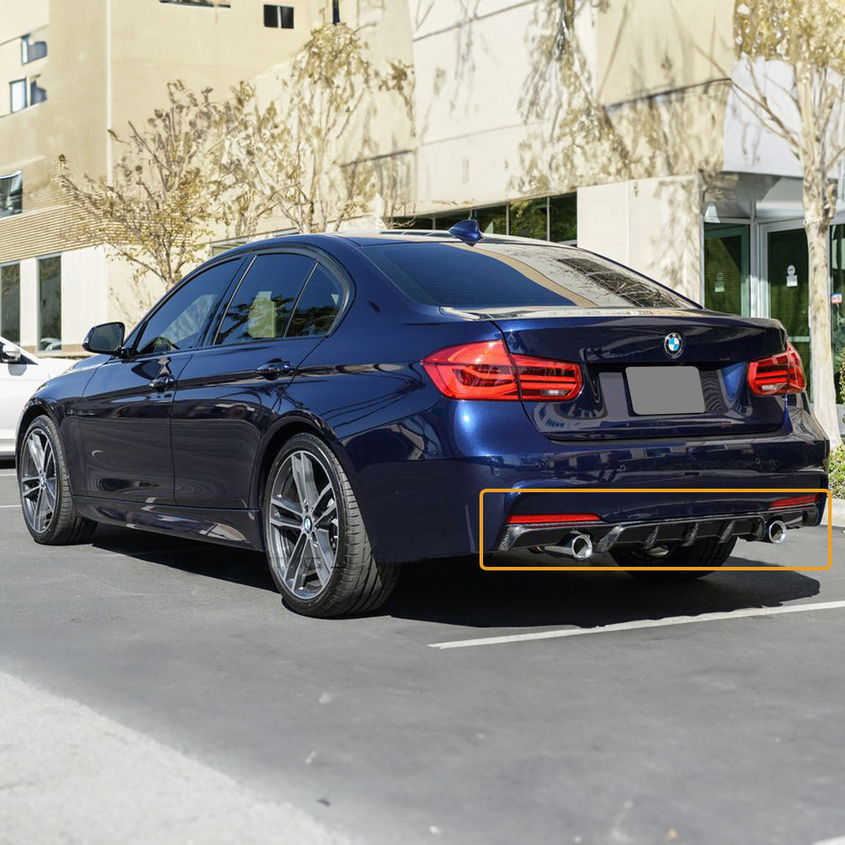 BMW F30 3 Series Carbon Fiber Diffuser 2012-2018