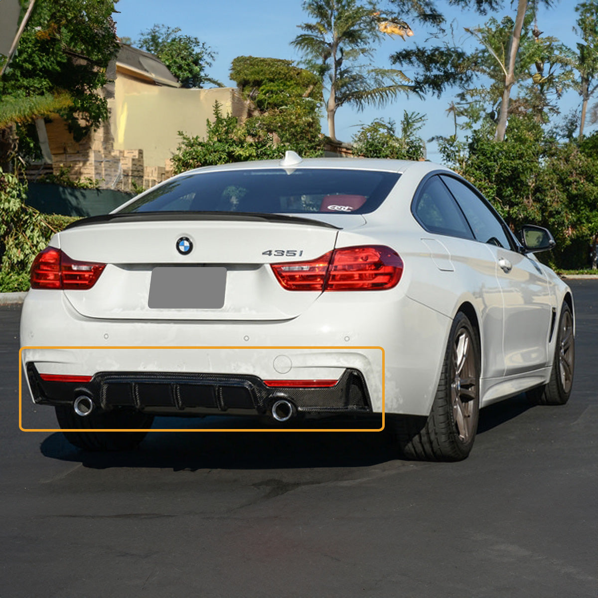4 Series BMW Diffuser Carbon Fiber