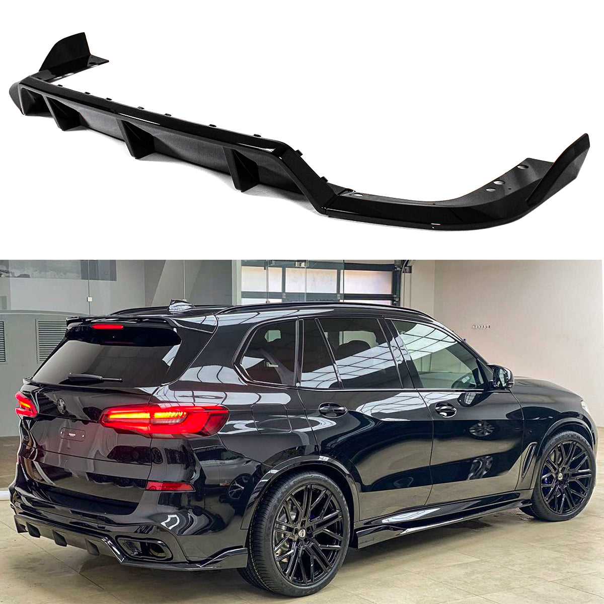 G05 X5 BMW Diffuser Glossy Black 2019-2023