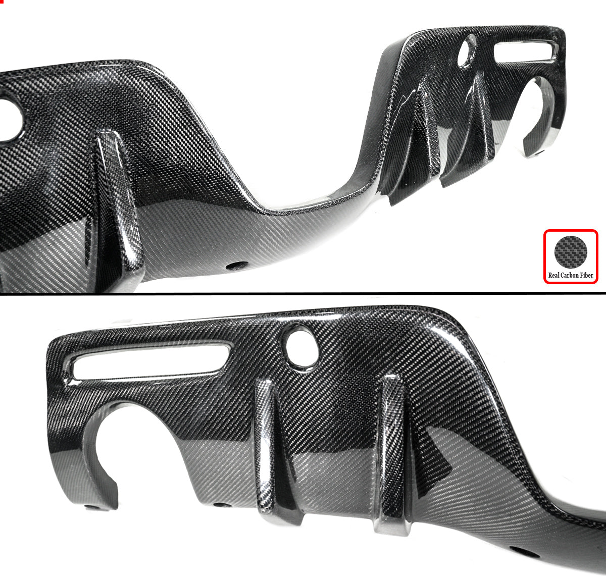 Toyota Supra A90/A91 MK5 AG Style 2020-2024 Carbon Fiber Shark Fin Diffuser