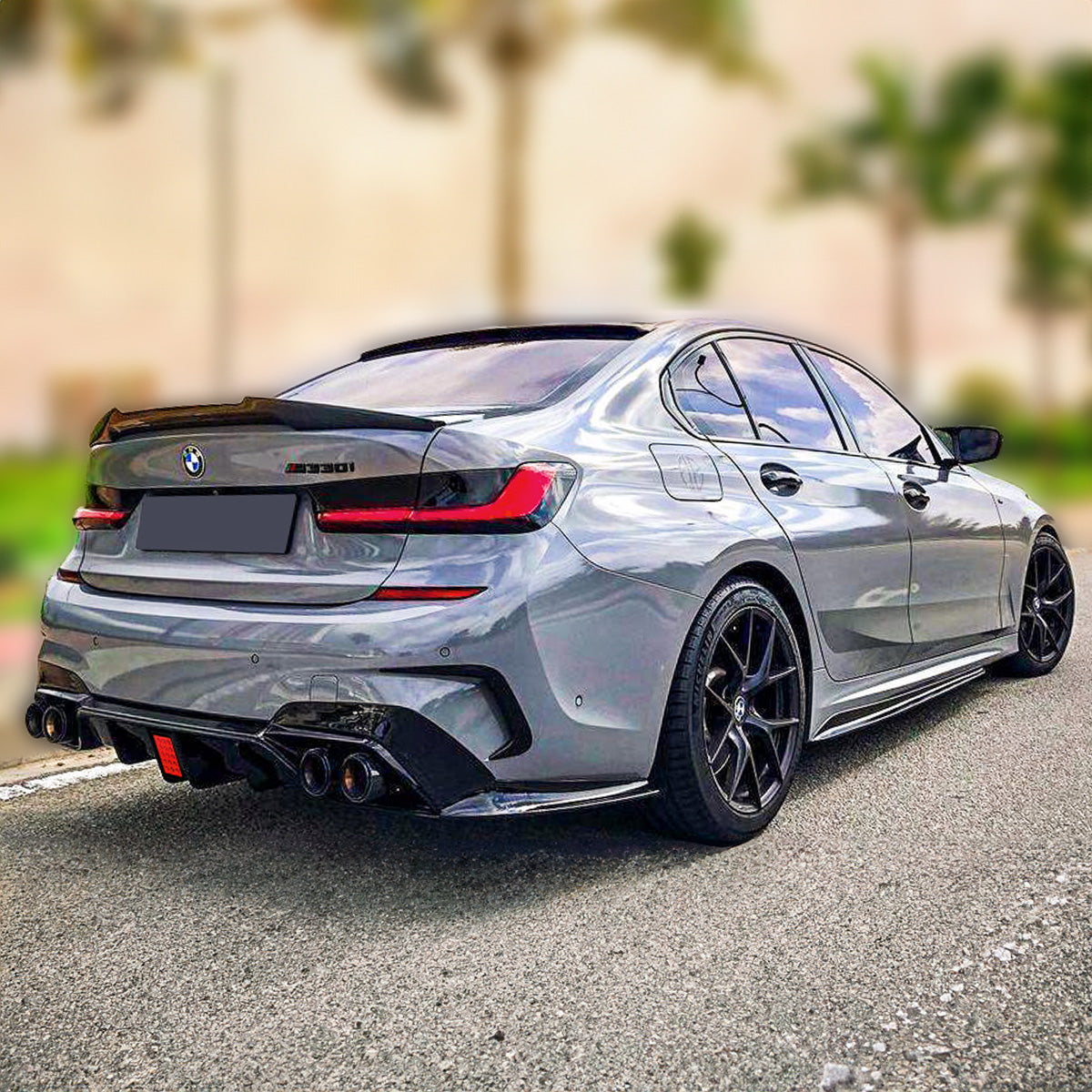 G20 3 Series BMW Glossy Black Diffuser 2019-2022