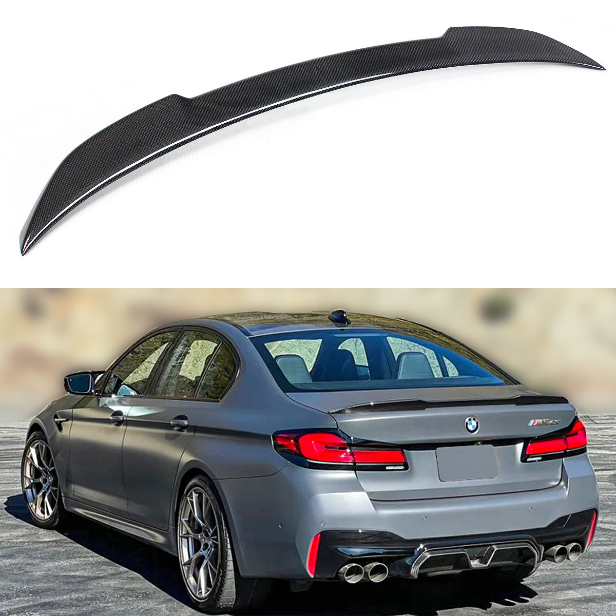 G30 5 Series BMW Carbon Fiber Spoiler 2017-2022