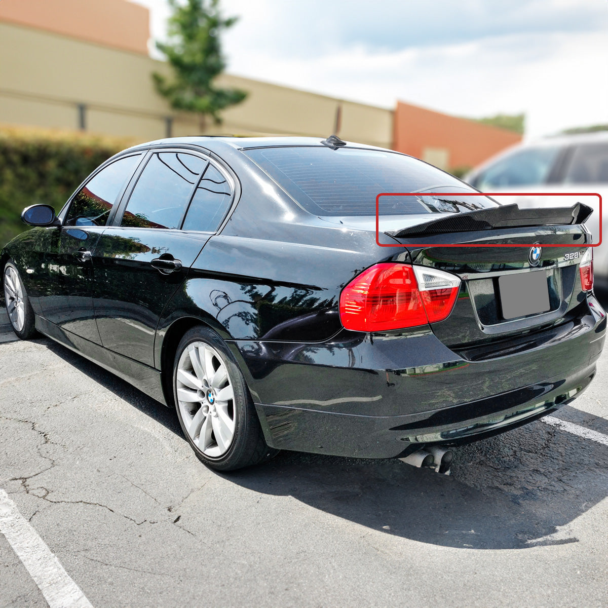 E90 3 Series BMW Spoiler Carbon Fiber 2006-2011