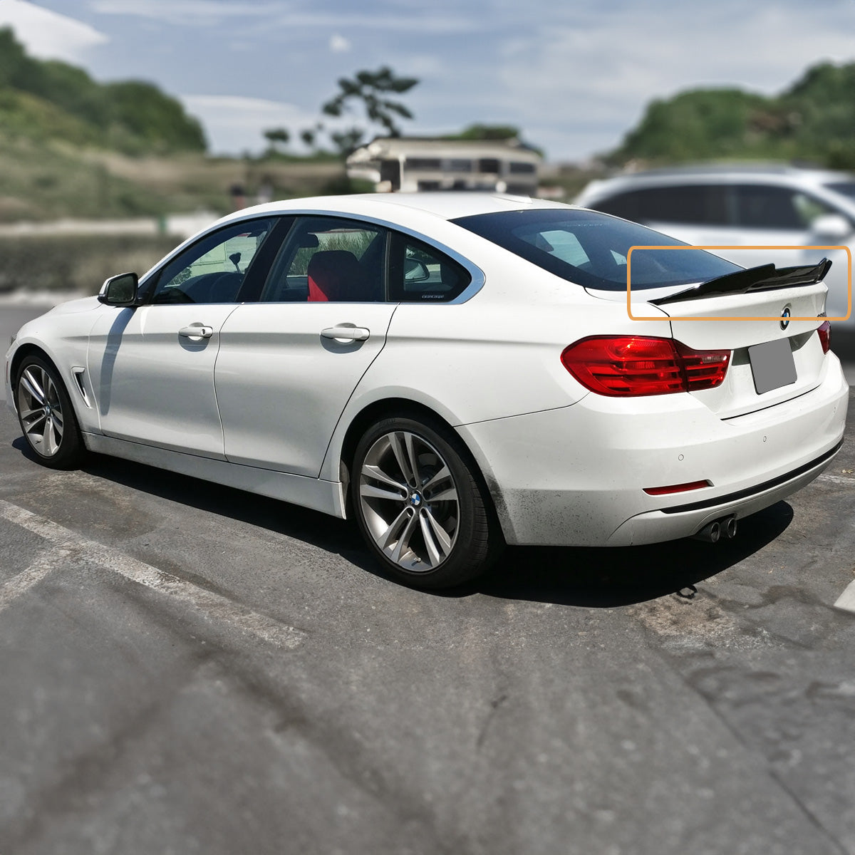 F32 4 Series BMW Trunk Spoiler Carbon Fiber