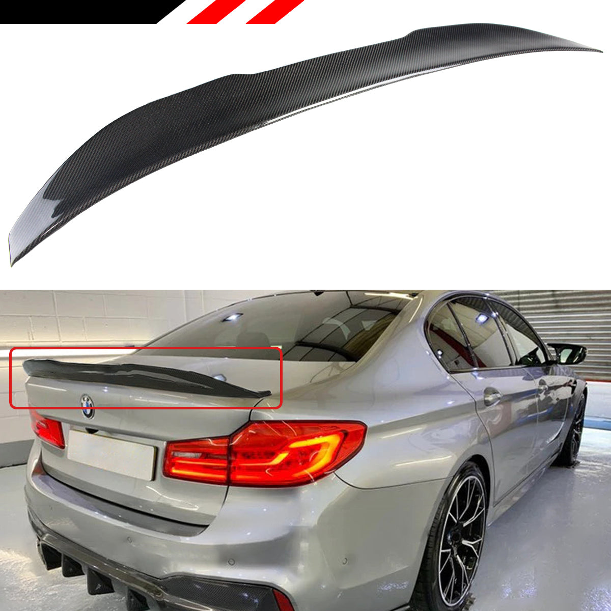 G30 5 Series BMW Spoiler Carbon Fiber 2017-2021